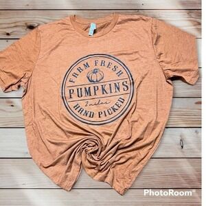 Farm Fresh Pumpkins Graphic‎ Tshirt Unisex Sizing